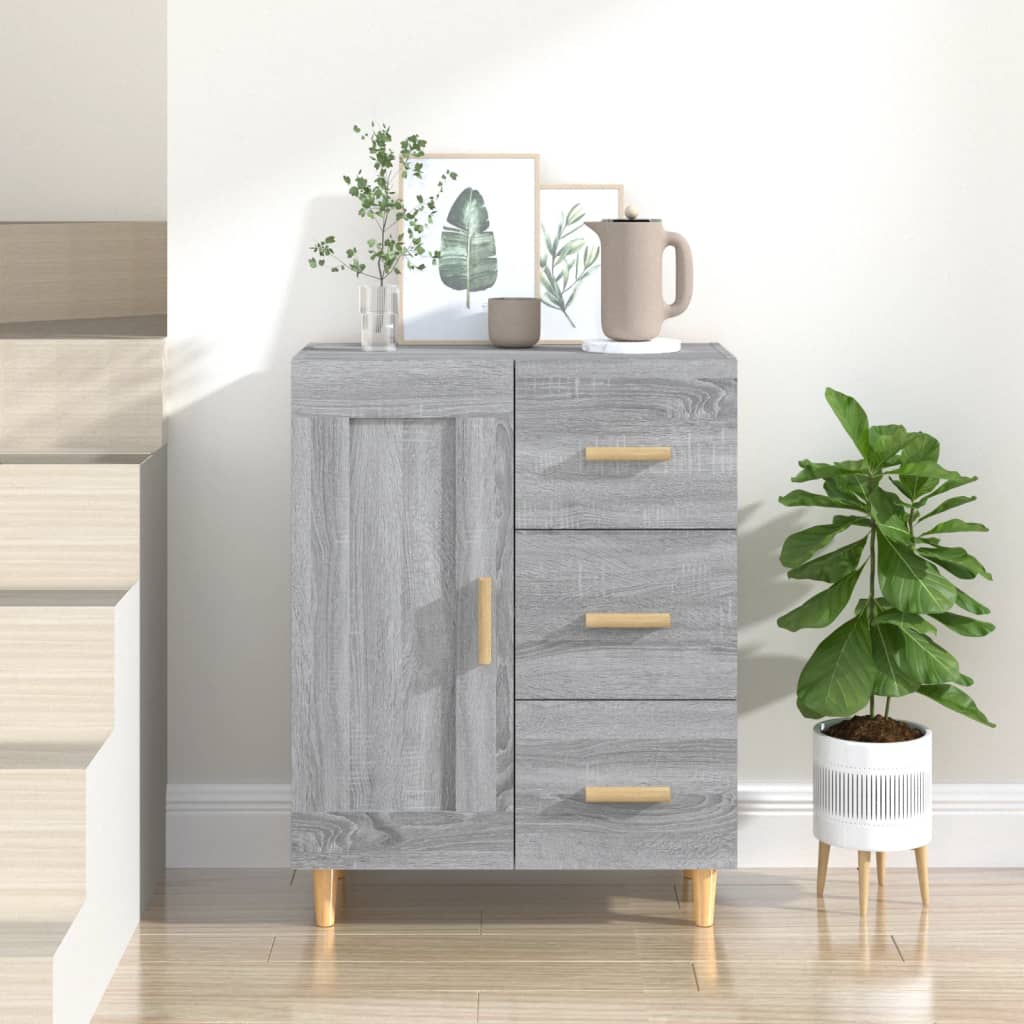 Buffet Sonoma gris 69,5x34x90 cm Bois d'ingénierie - XIOS