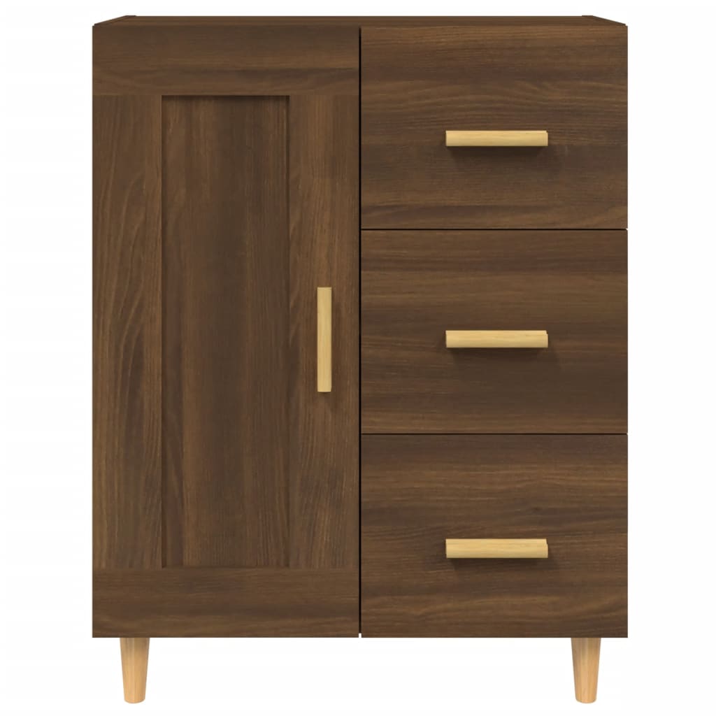 Buffet Chêne marron 69,5x34x90 cm Bois d'ingénierie - XIOS