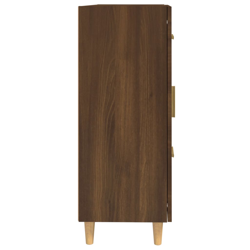 Buffet Chêne marron 69,5x34x90 cm Bois d'ingénierie - XIOS