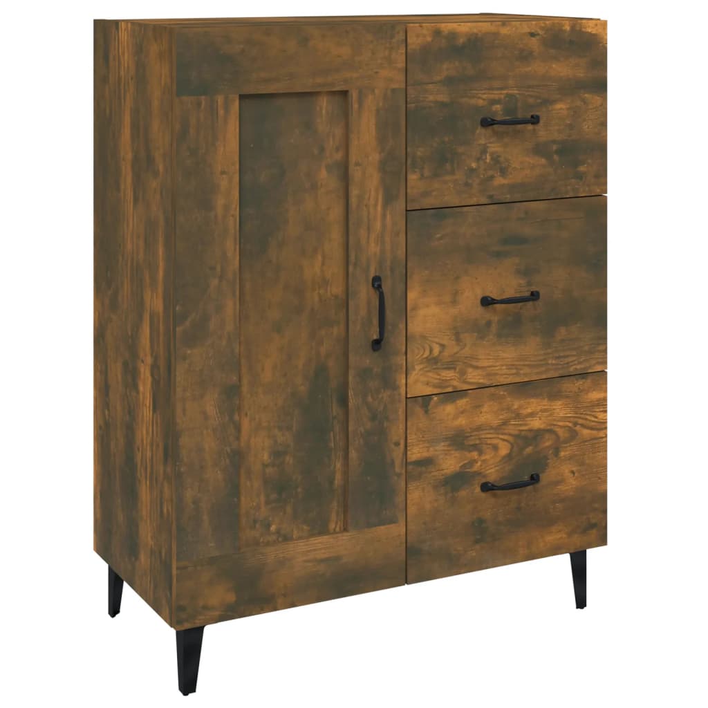 Buffet Chêne fumé 69,5x34x90 cm Bois d'ingénierie - XIOS