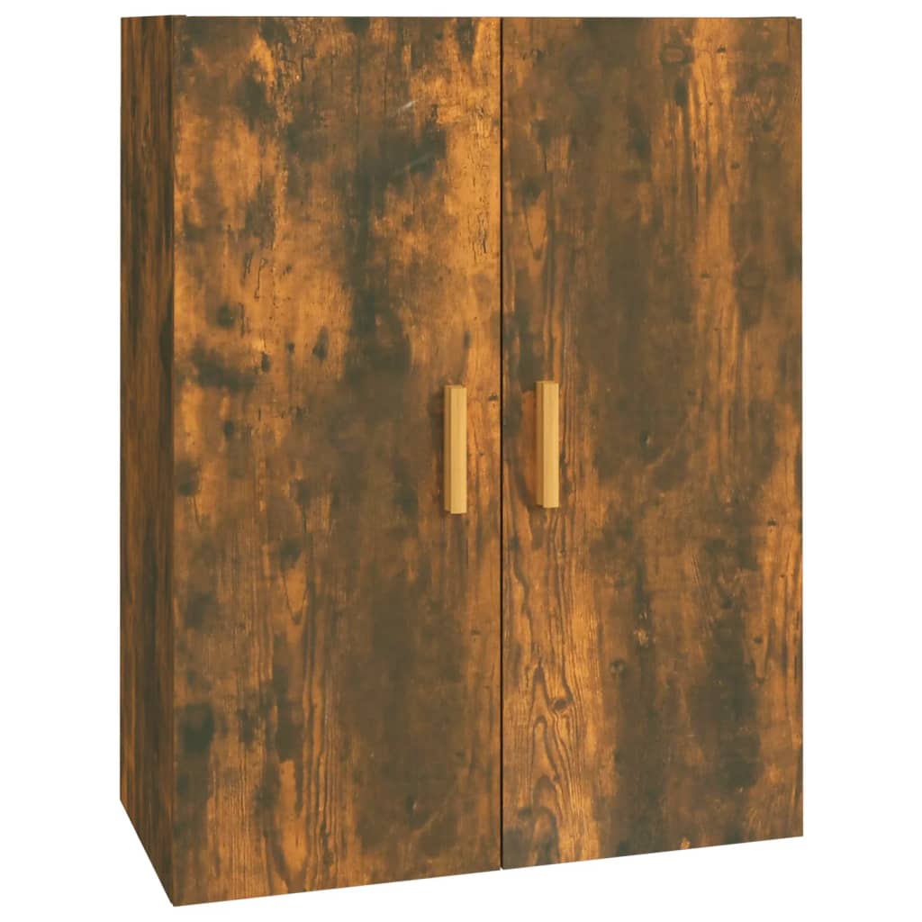 Armoire murale suspendue Chêne fumé 69,5x34x90 cm - XIOS