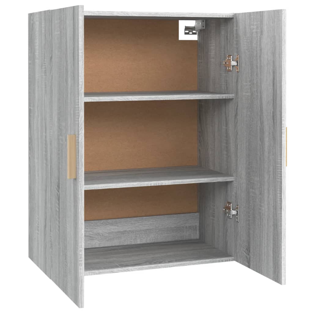 Armoire murale suspendue Sonoma gris 69,5x34x90 cm - XIOS