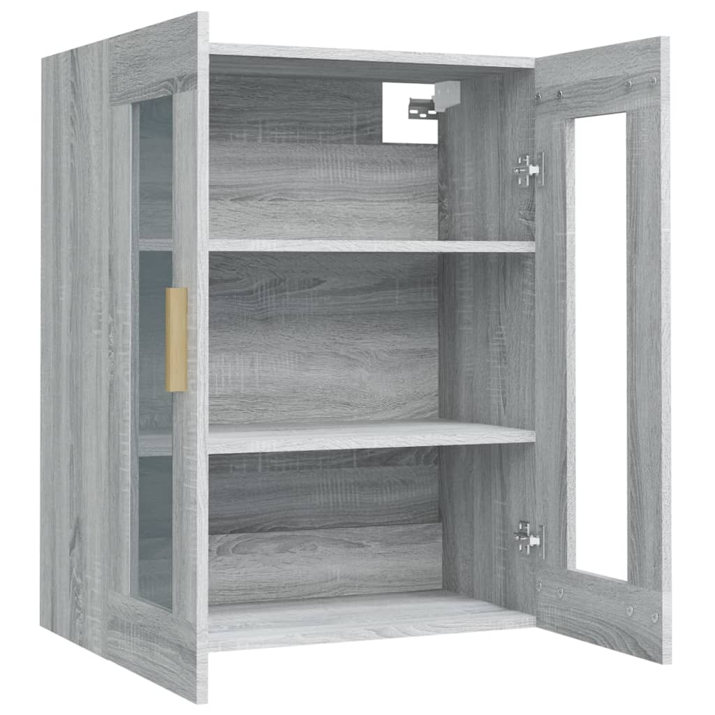 Armoire murale suspendue Sonoma gris 69,5x34x90 cm - XIOS