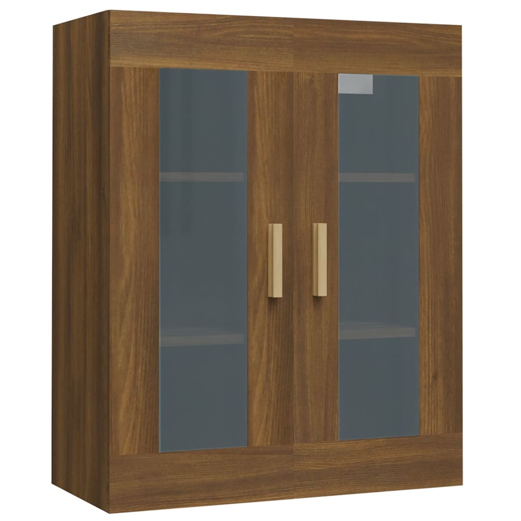 Armoire murale suspendue Chêne marron 69,5x34x90 cm - XIOS