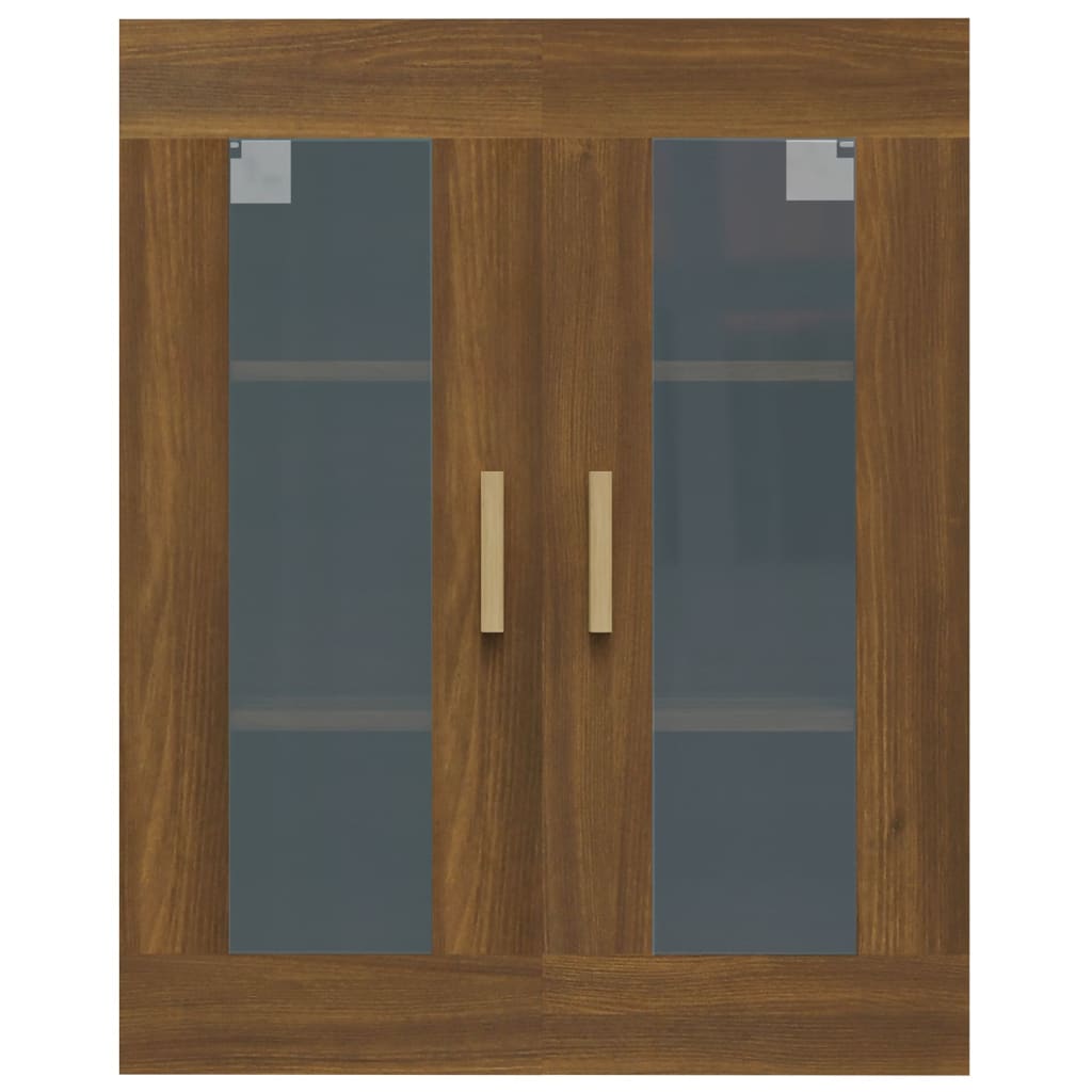 Armoire murale suspendue Chêne marron 69,5x34x90 cm - XIOS