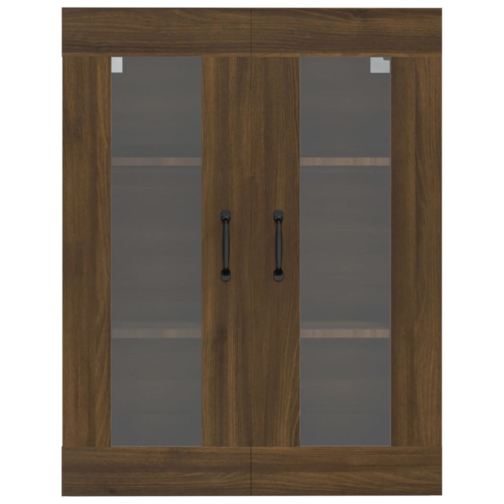 Armoire murale suspendue Chêne marron 69,5x34x90 cm - XIOS