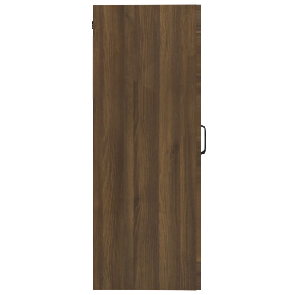 Armoire murale suspendue Chêne marron 69,5x34x90 cm - XIOS