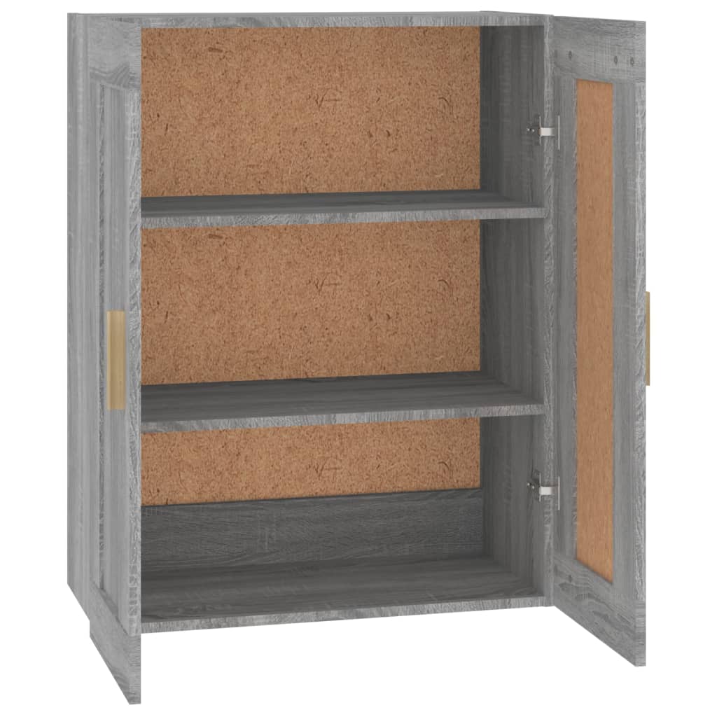 Armoire murale sonoma gris 69,5x32,5x90 cm bois d'ingénierie - XIOS
