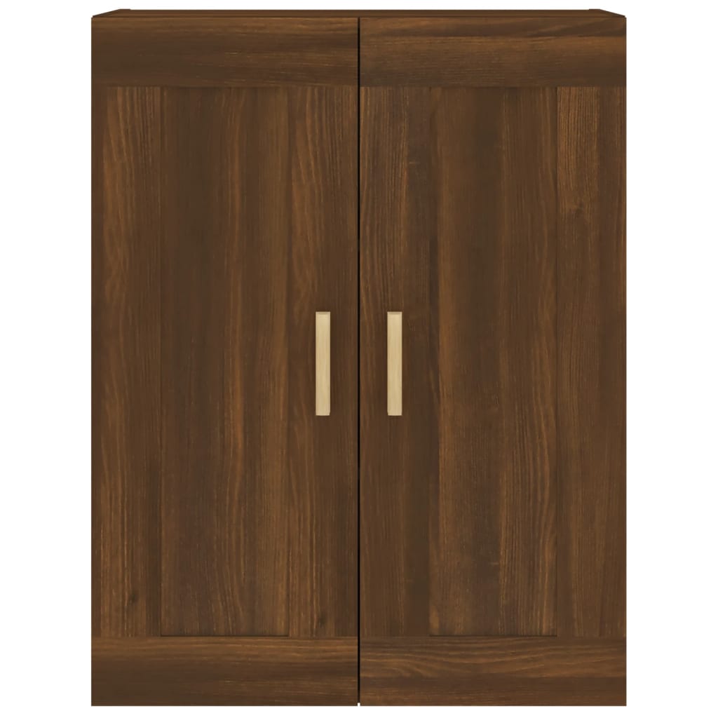Armoire murale chêne marron 69,5x32,5x90 cm bois ingénierie - XIOS