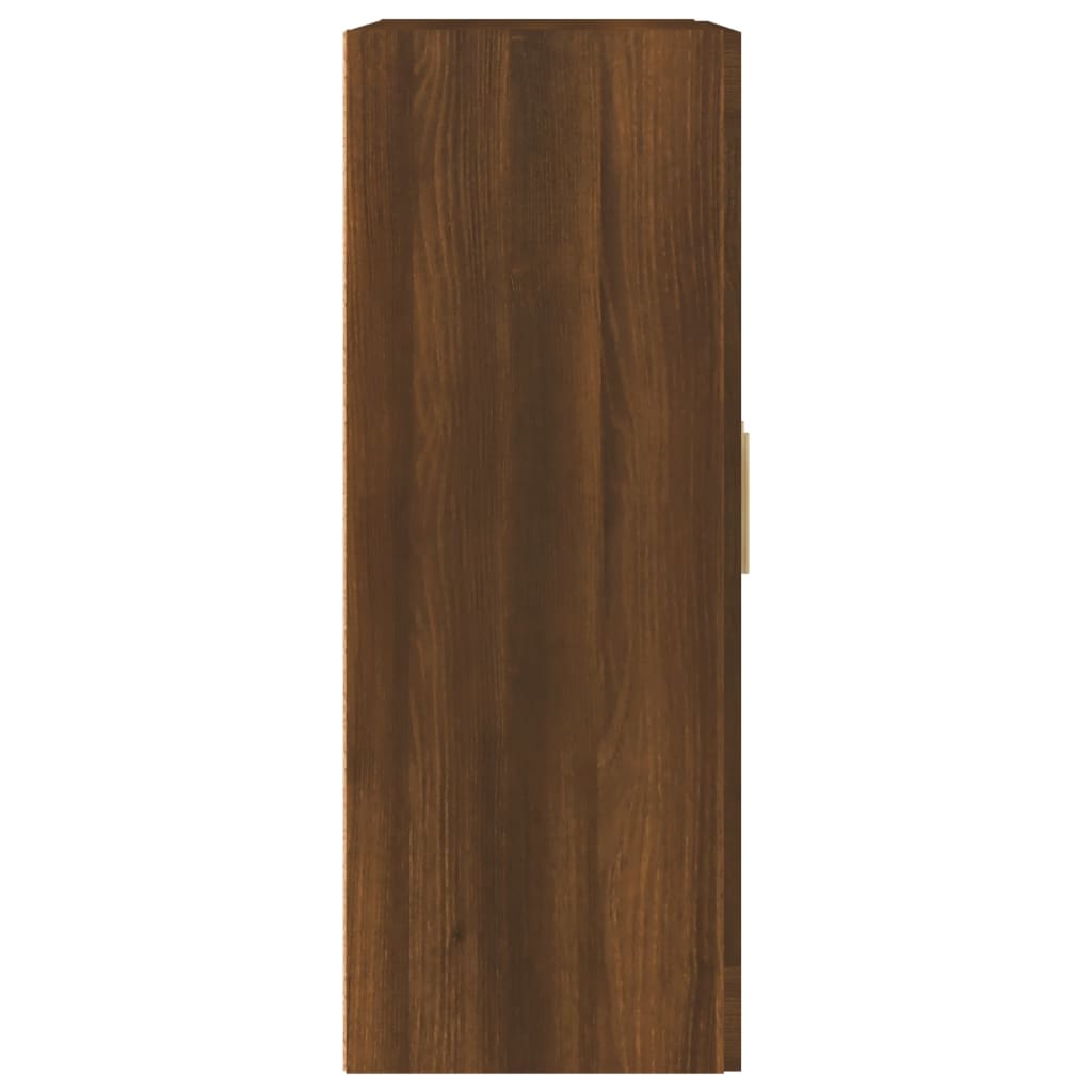 Armoire murale chêne marron 69,5x32,5x90 cm bois ingénierie - XIOS