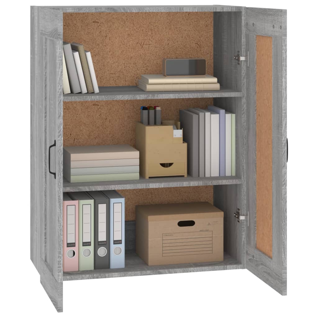 Armoire murale suspendue Sonoma gris 69,5x32,5x90 cm - XIOS