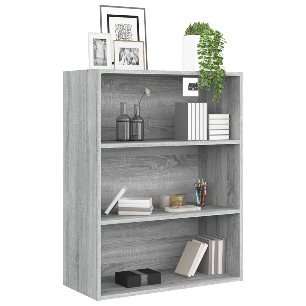 Armoire murale suspendue Sonoma gris 69,5x32,5x90 cm - XIOS