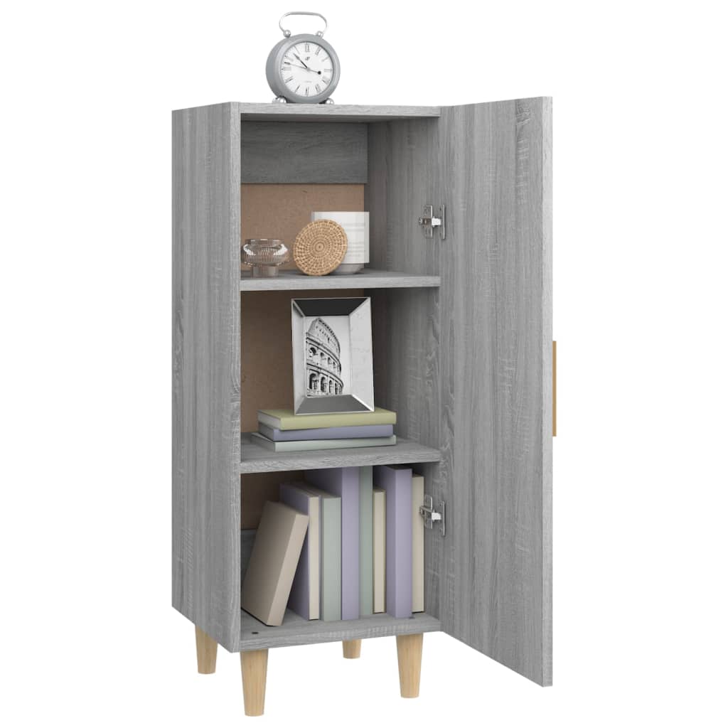 Buffet Sonoma gris 34,5x34x90 cm Bois d'ingénierie - XIOS