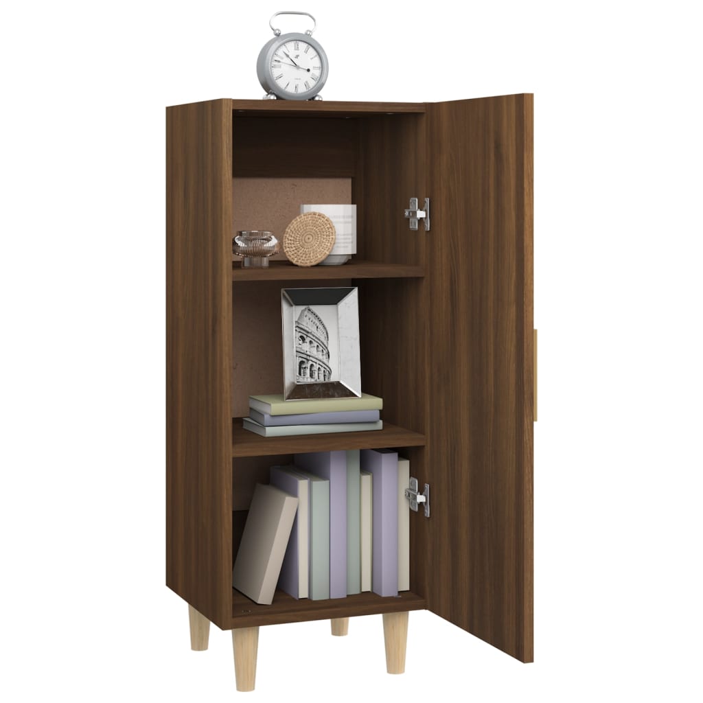 Buffet Chêne marron 34,5x34x90 cm Bois d'ingénierie - XIOS