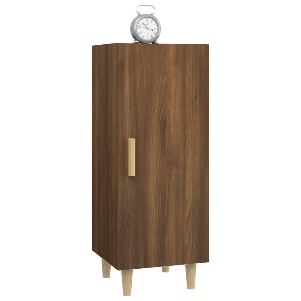 Buffet Chêne marron 34,5x34x90 cm Bois d'ingénierie - XIOS
