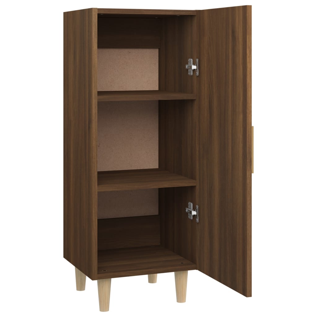 Buffet Chêne marron 34,5x34x90 cm Bois d'ingénierie - XIOS