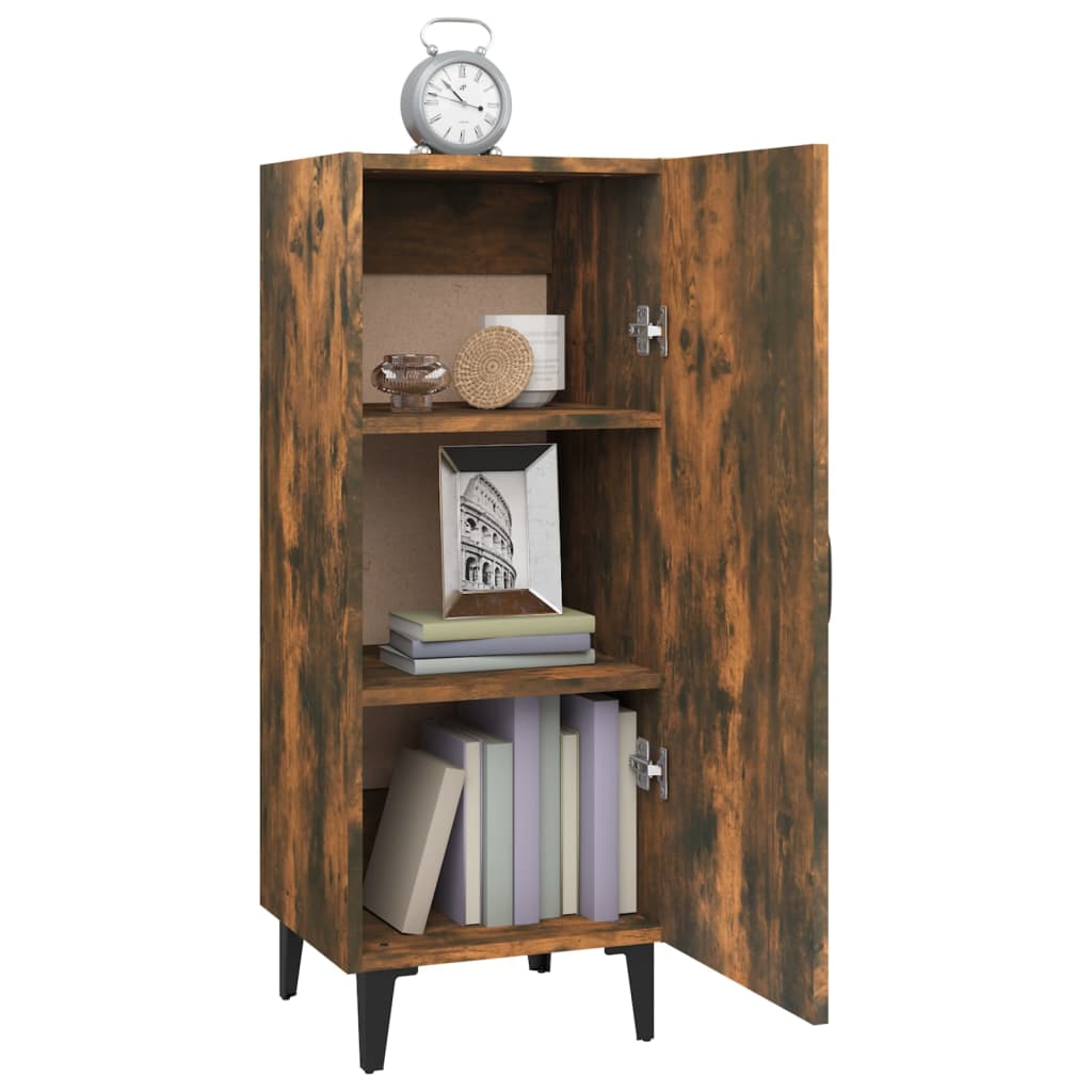 Buffet Chêne fumé 34,5x34x90 cm Bois d'ingénierie - XIOS