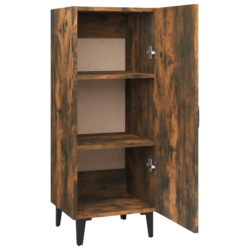 Buffet Chêne fumé 34,5x34x90 cm Bois d'ingénierie - XIOS