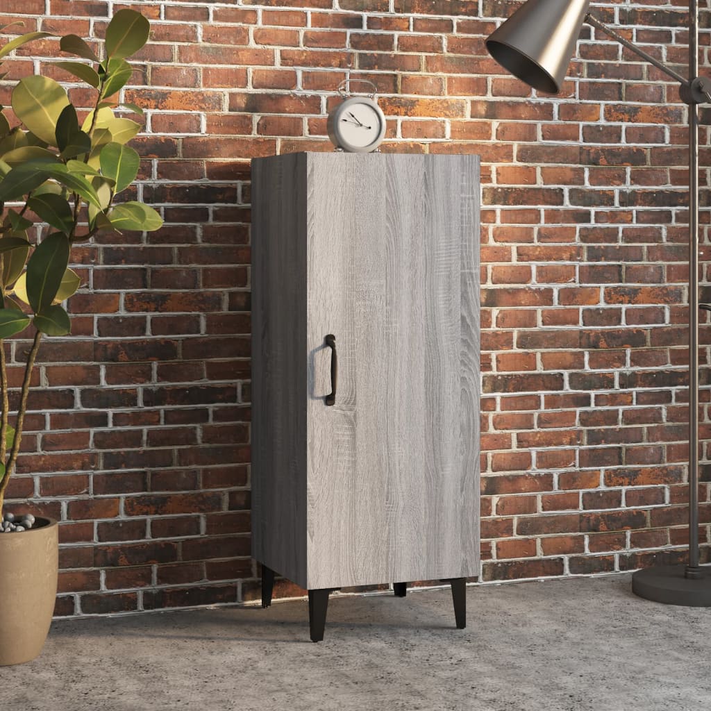 Buffet Sonoma gris 34,5x34x90 cm Bois d'ingénierie - XIOS