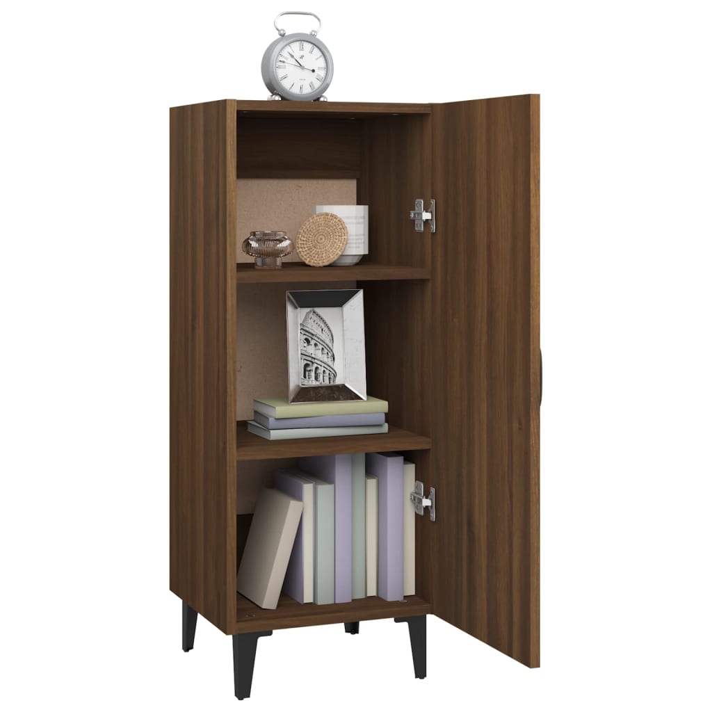 Buffet Chêne marron 34,5x34x90 cm Bois d'ingénierie - XIOS