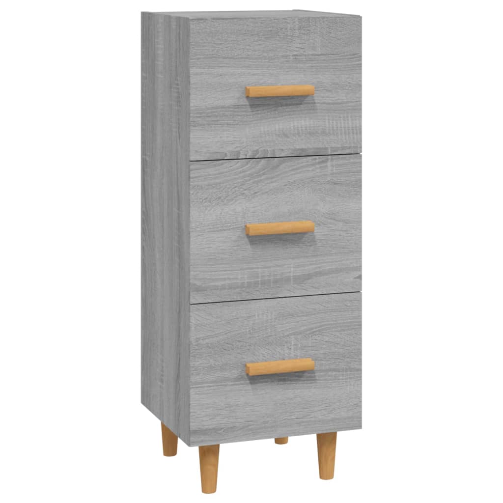 Buffet Sonoma gris 34,5x34x90 cm Bois d'ingénierie - XIOS