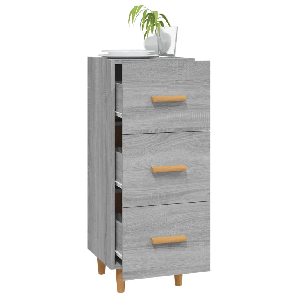 Buffet Sonoma gris 34,5x34x90 cm Bois d'ingénierie - XIOS