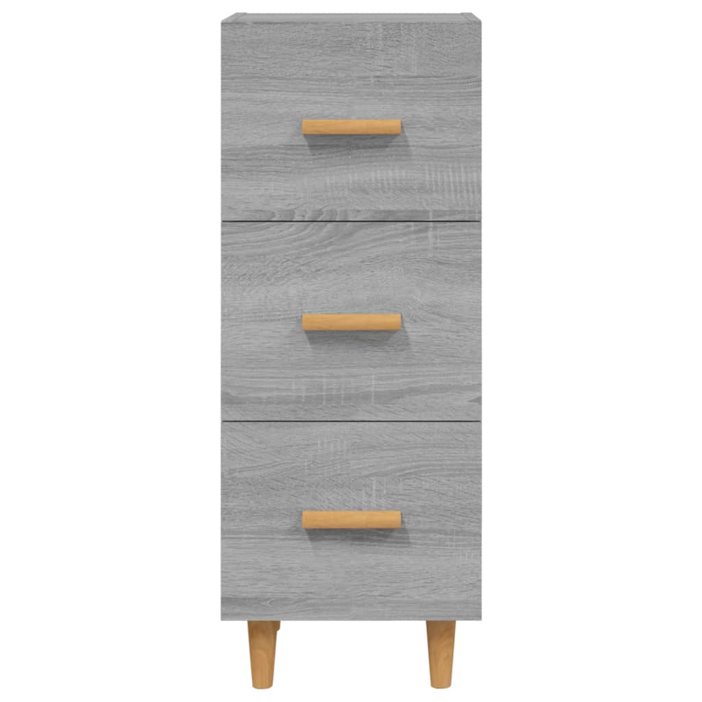 Buffet Sonoma gris 34,5x34x90 cm Bois d'ingénierie - XIOS