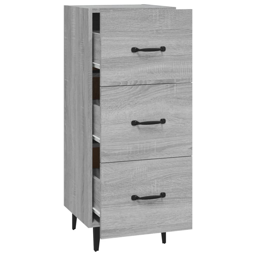 Buffet Sonoma gris 34,5x34x90 cm Bois d'ingénierie - XIOS