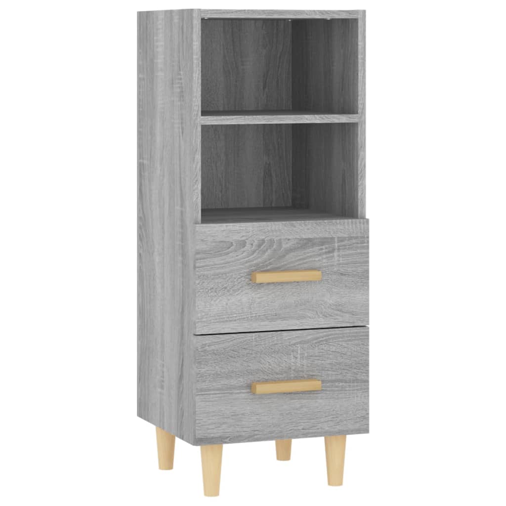 Buffet Sonoma gris 34,5x34x90 cm Bois d'ingénierie - XIOS