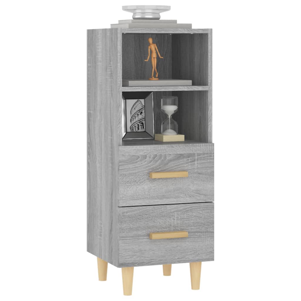 Buffet Sonoma gris 34,5x34x90 cm Bois d'ingénierie - XIOS