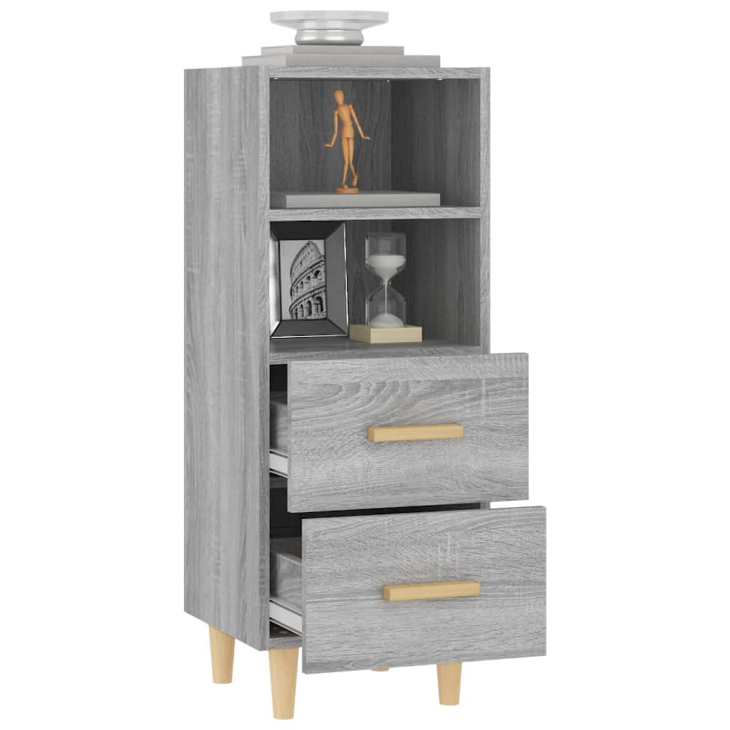 Buffet Sonoma gris 34,5x34x90 cm Bois d'ingénierie - XIOS