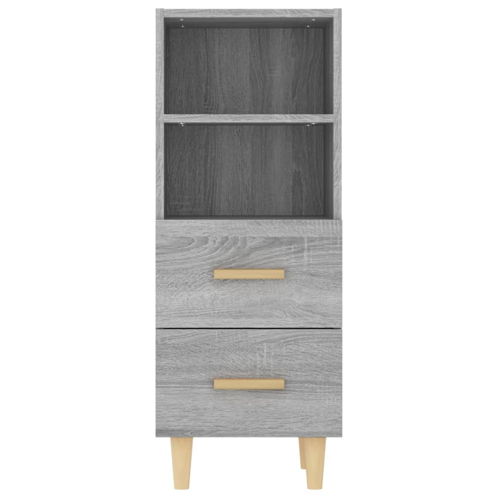 Buffet Sonoma gris 34,5x34x90 cm Bois d'ingénierie - XIOS
