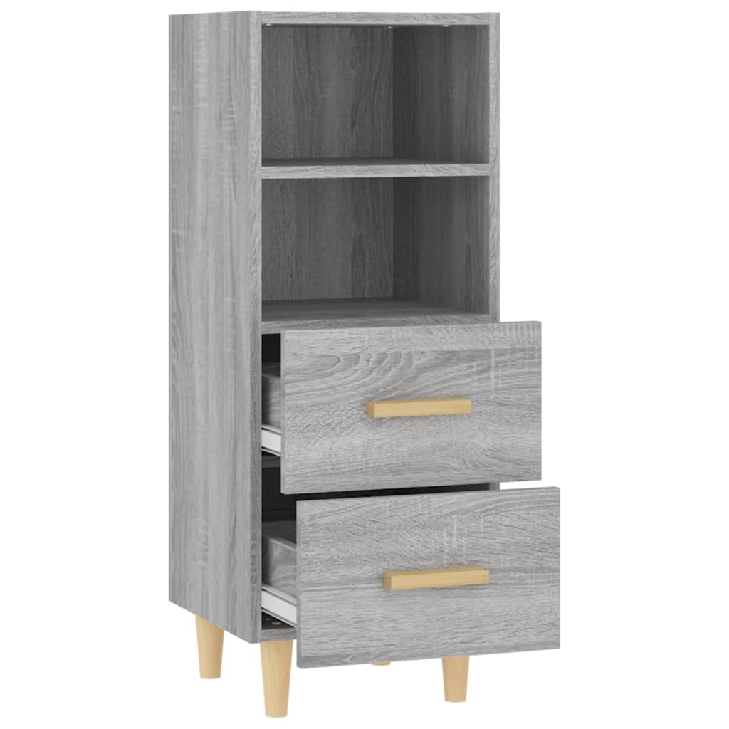 Buffet Sonoma gris 34,5x34x90 cm Bois d'ingénierie - XIOS
