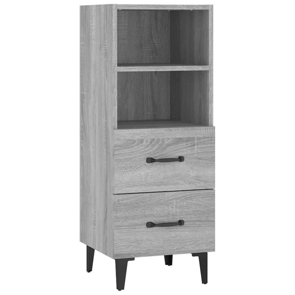 Buffet Sonoma gris 34,5x34x90 cm Bois d'ingénierie - XIOS