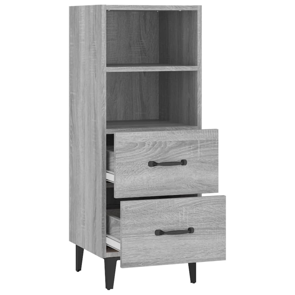 Buffet Sonoma gris 34,5x34x90 cm Bois d'ingénierie - XIOS