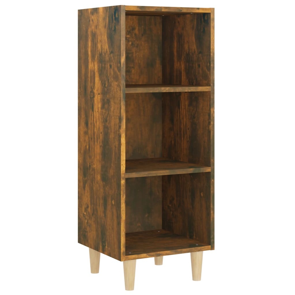 Buffet Chêne fumé 34,5x32,5x90 cm Bois d'ingénierie - XIOS