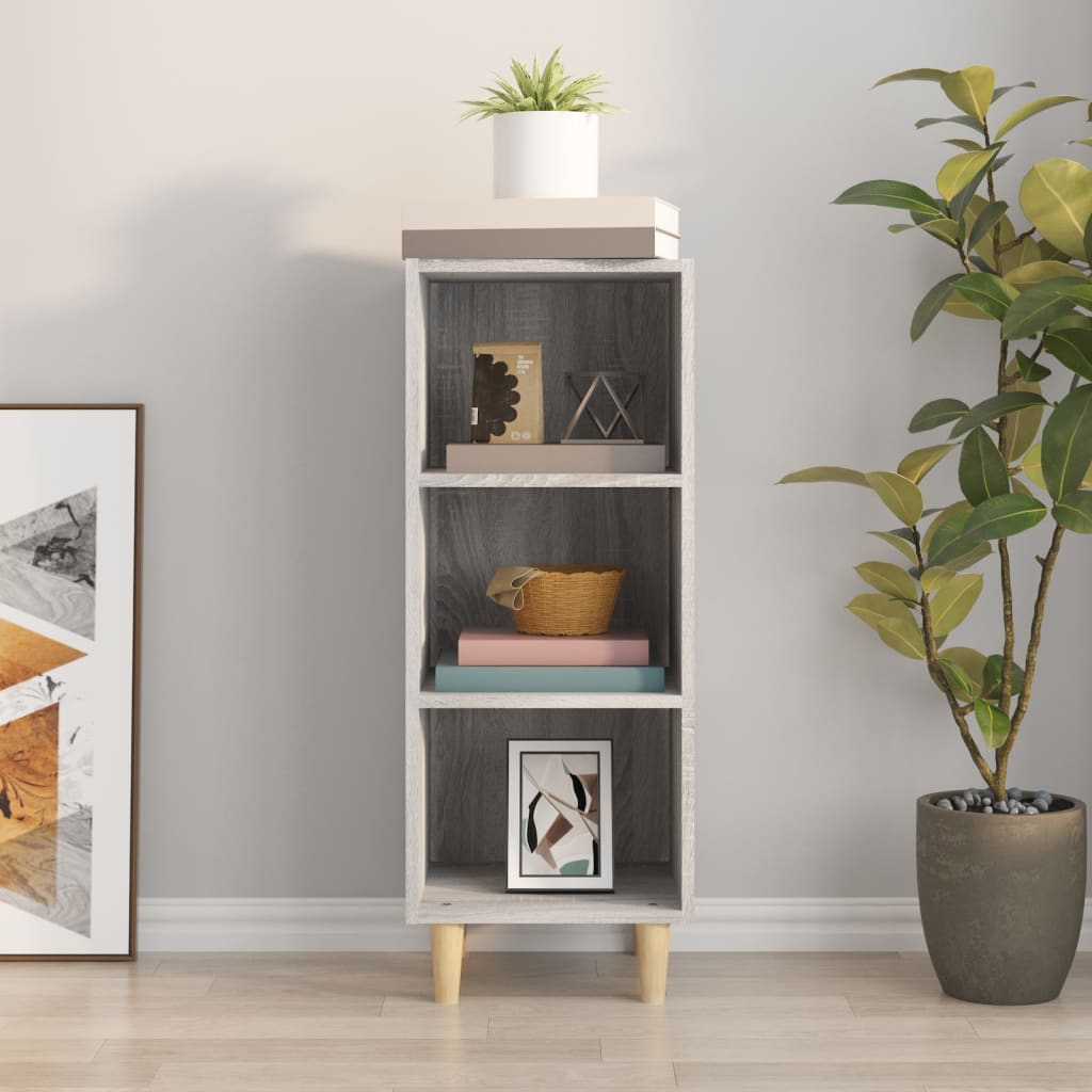 Buffet Sonoma gris 34,5x32,5x90 cm Bois d'ingénierie - XIOS