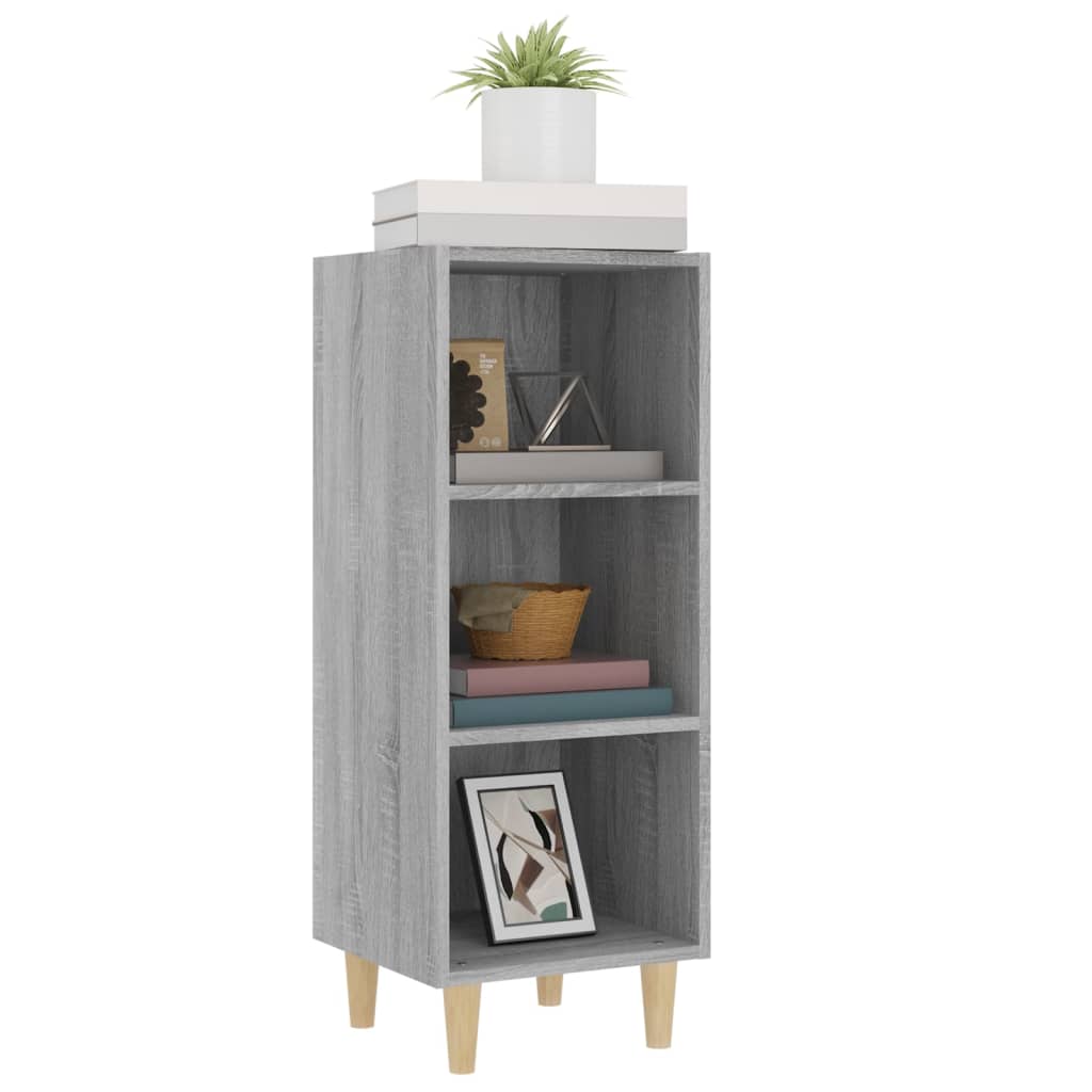Buffet Sonoma gris 34,5x32,5x90 cm Bois d'ingénierie - XIOS