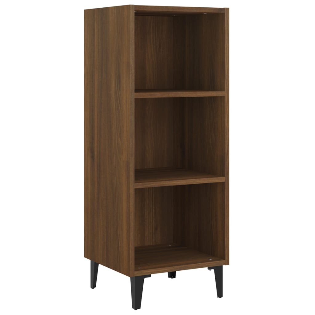 Buffet chêne marron 34,5x32,5x90 cm bois d'ingénierie - XIOS