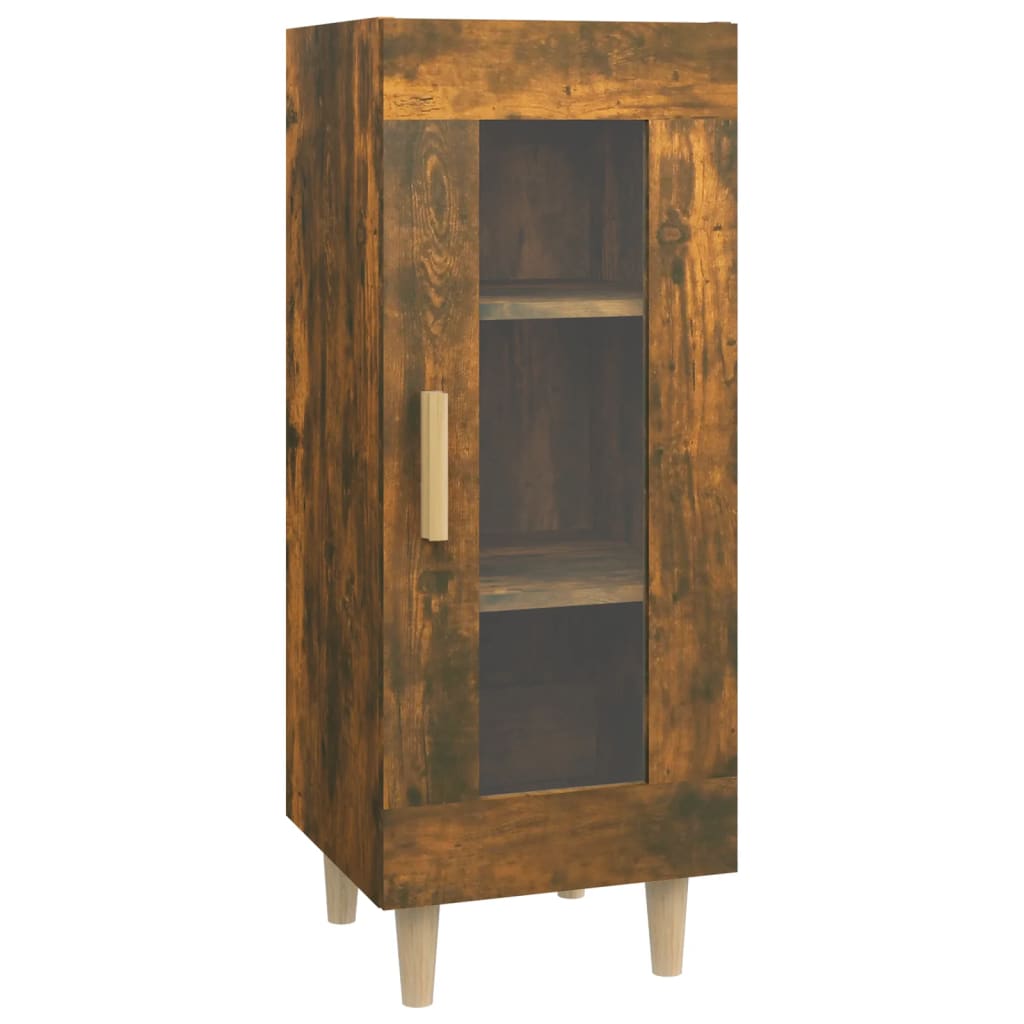 Buffet Chêne fumé 34,5x34x90 cm Bois d'ingénierie - XIOS