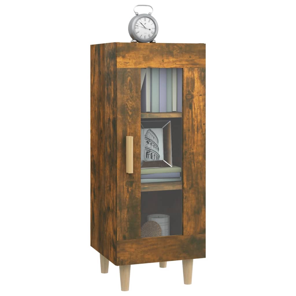 Buffet Chêne fumé 34,5x34x90 cm Bois d'ingénierie - XIOS