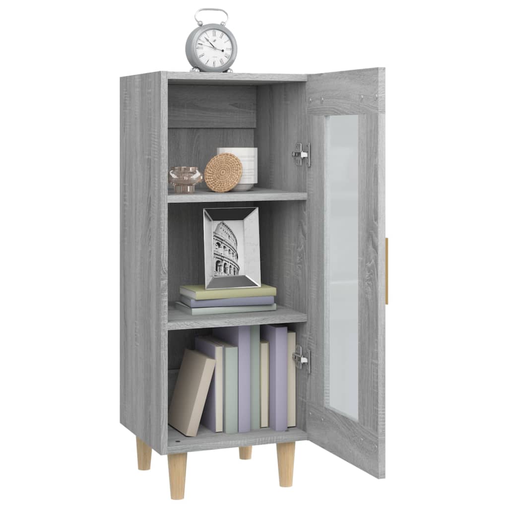 Buffet Sonoma gris 34,5x34x90 cm Bois d'ingénierie - XIOS