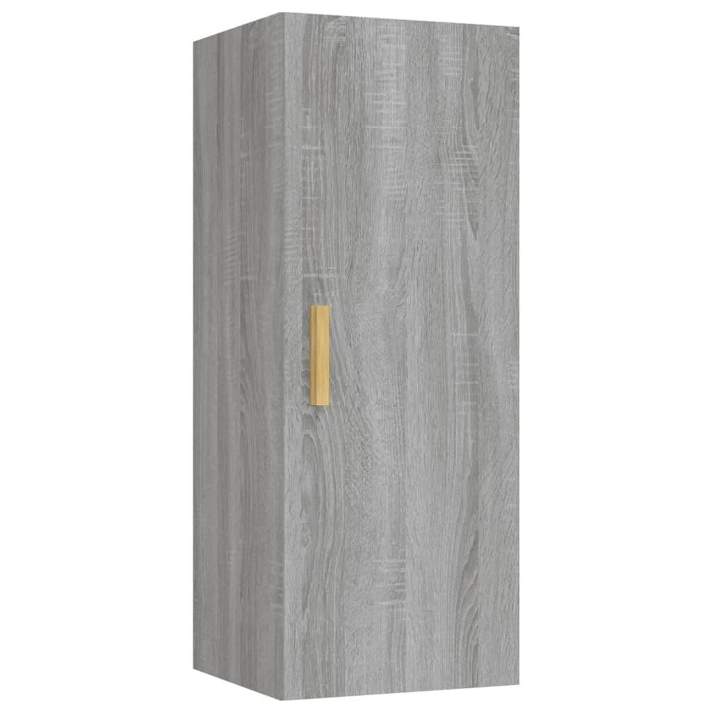 Armoire murale Sonoma gris 34,5x34x90 cm Bois d'ingénierie - XIOS