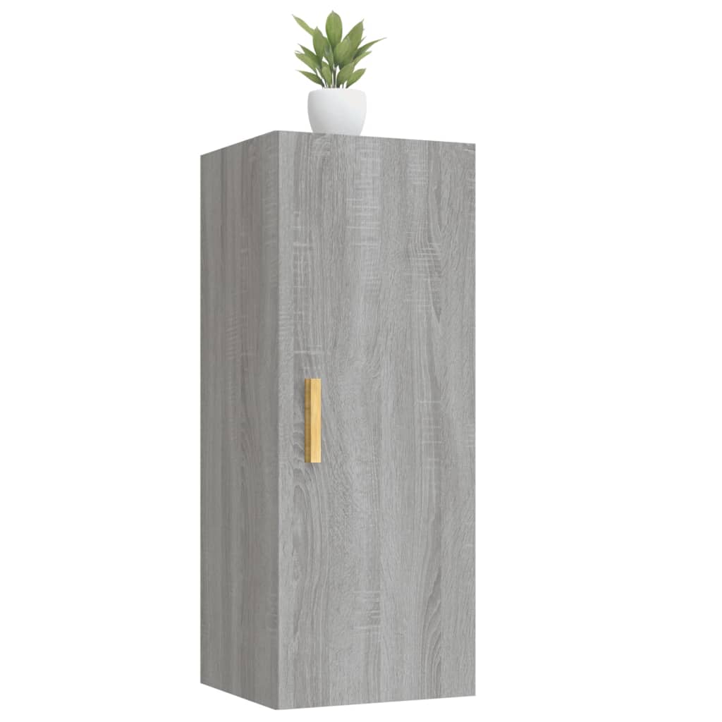 Armoire murale Sonoma gris 34,5x34x90 cm Bois d'ingénierie - XIOS