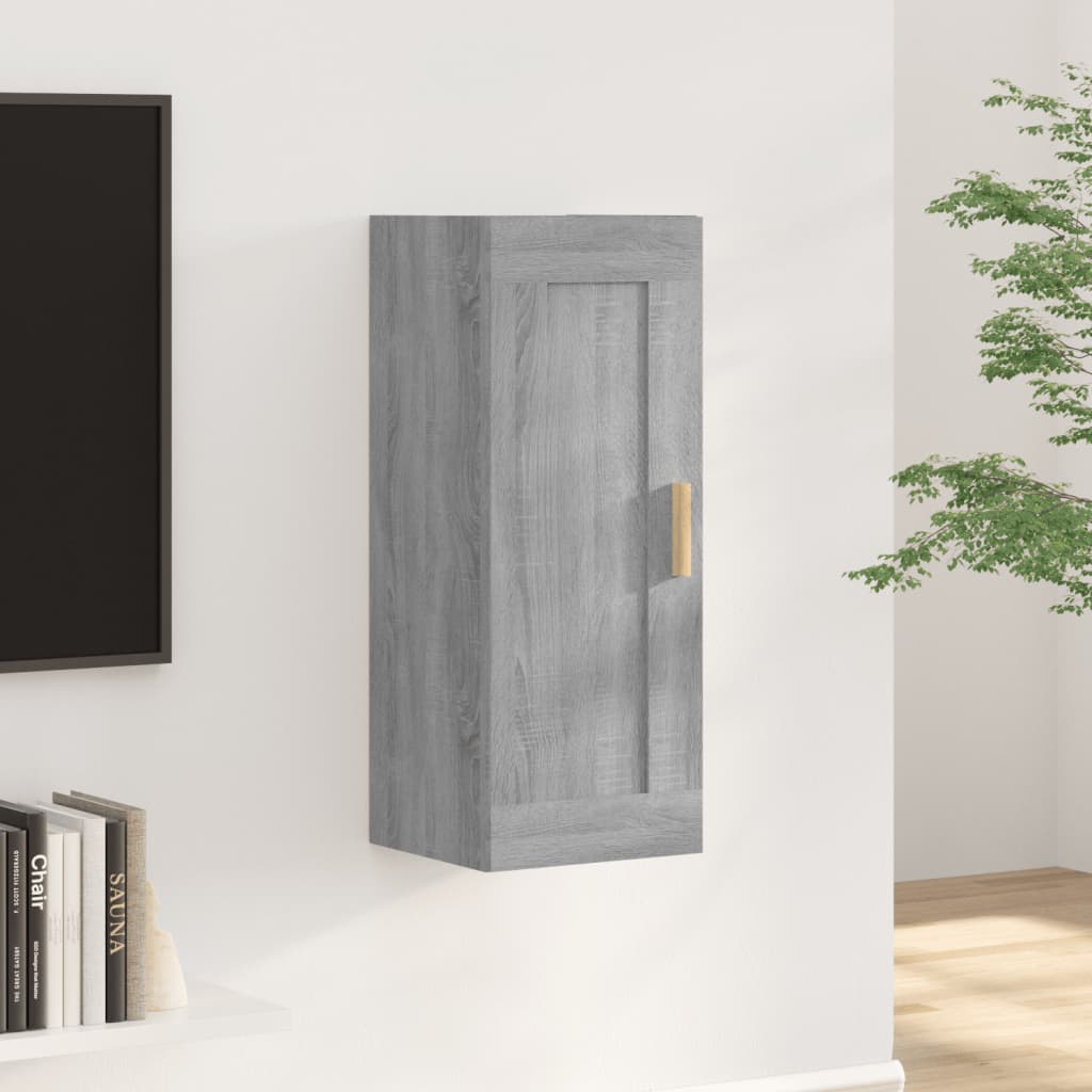 Armoire murale Sonoma gris 35x34x90 cm Bois d'ingénierie - XIOS