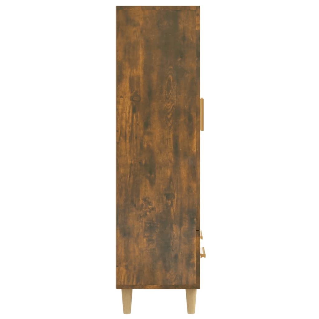 Buffet haut Chêne fumé 70x31x115 cm Bois d'ingénierie - XIOS