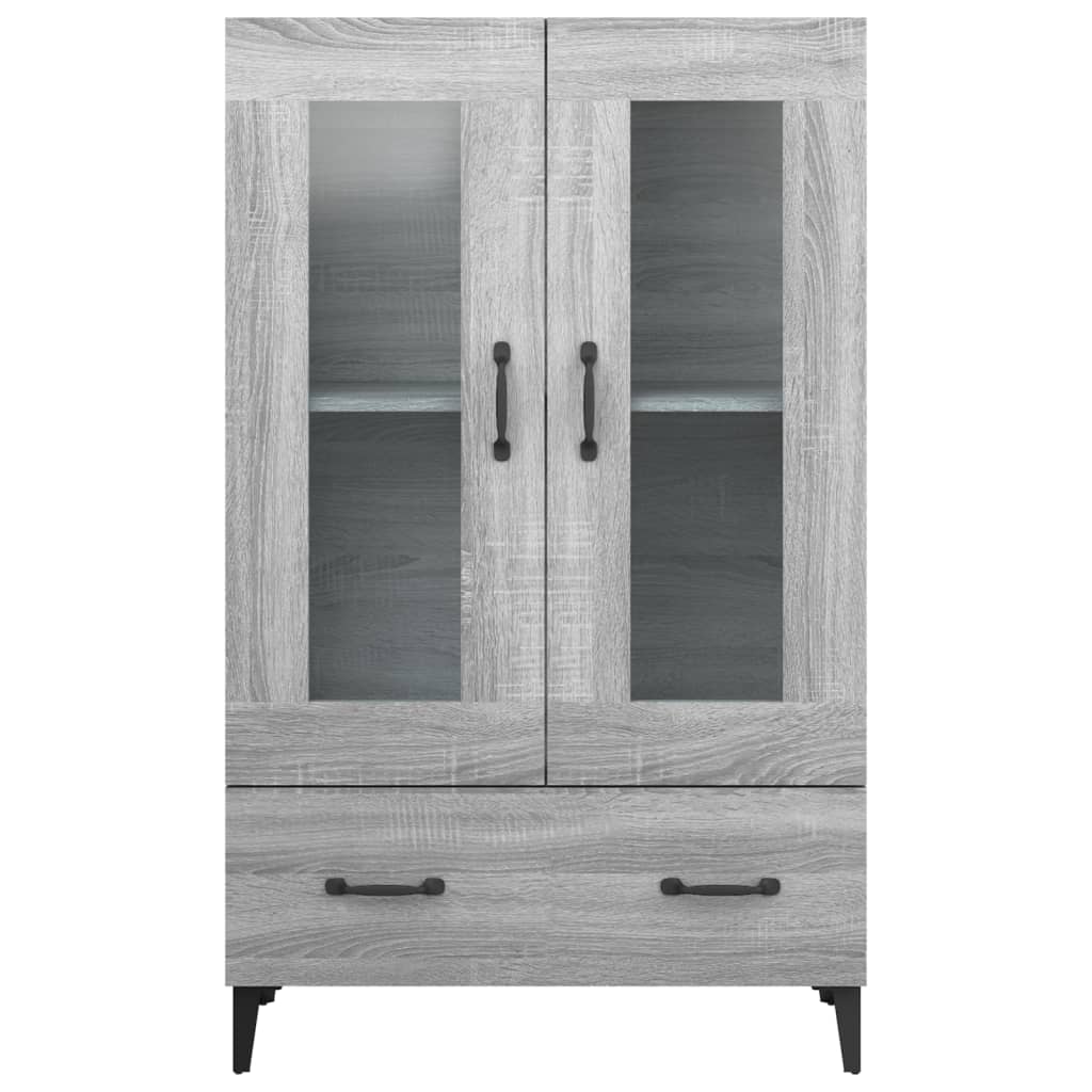 Buffet Sonoma gris 70x31x115 cm Bois d'ingénierie - XIOS