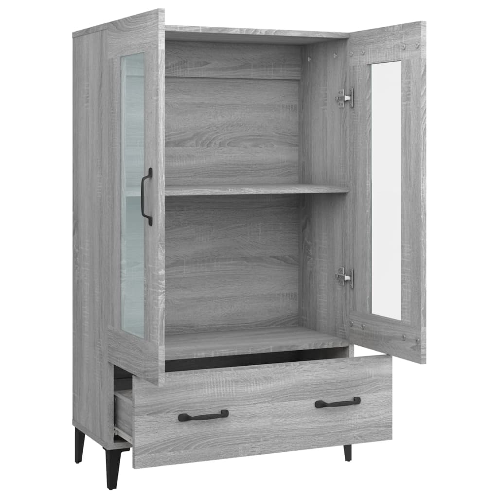 Buffet Sonoma gris 70x31x115 cm Bois d'ingénierie - XIOS