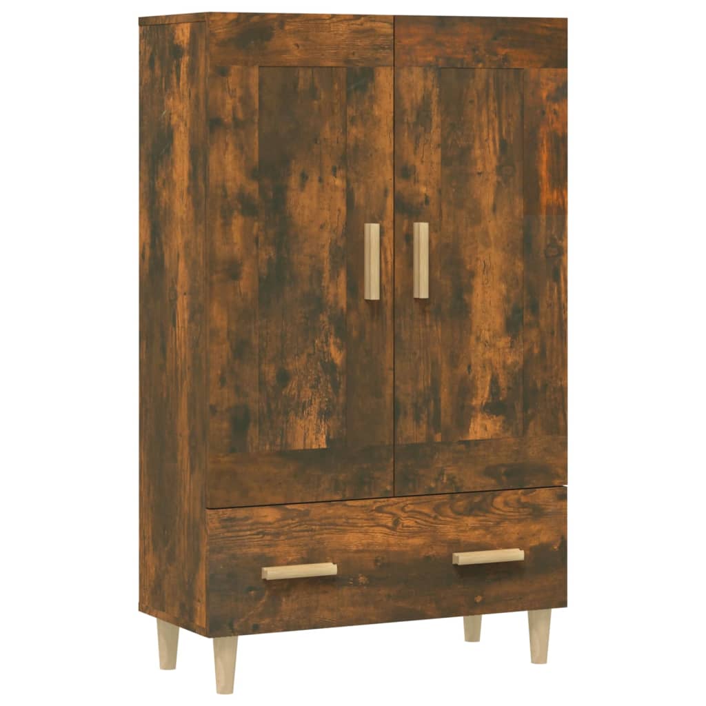 Buffet haut Chêne fumé 70x31x115 cm Bois d'ingénierie - XIOS