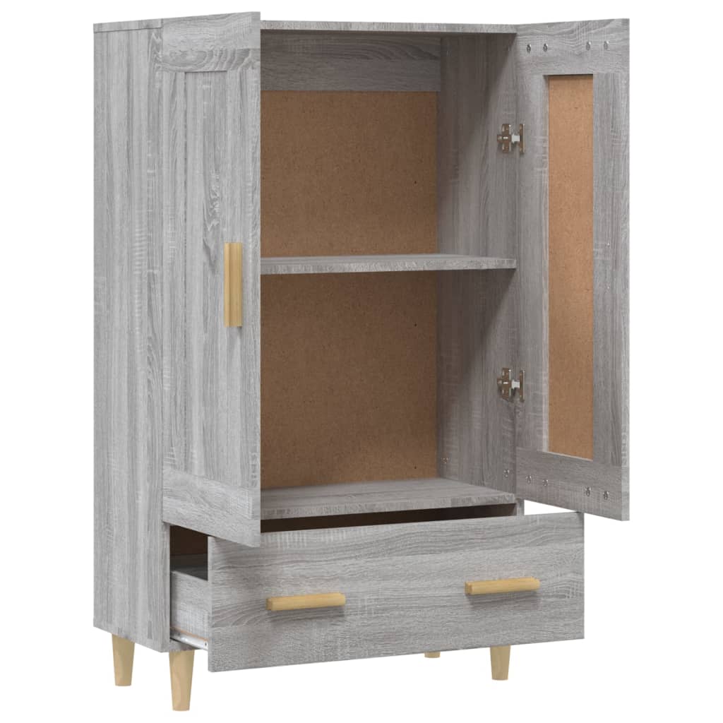 Buffet Sonoma gris 70x31x115 cm Bois d'ingénierie - XIOS